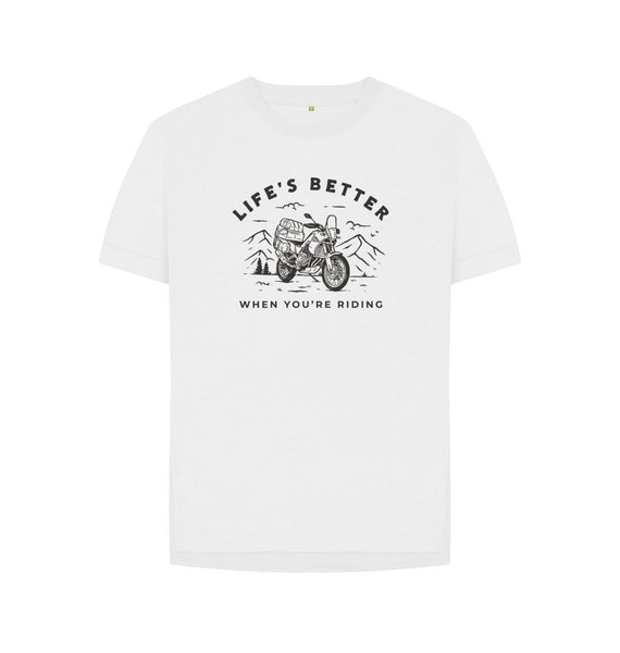 Life's Better | Tee | Black Print | Women's