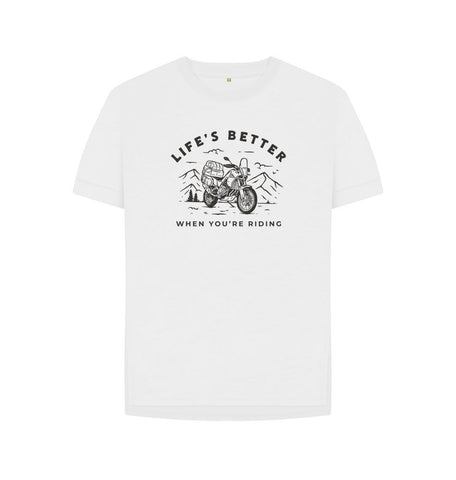 Life's Better | Tee | Black Print | Women's
