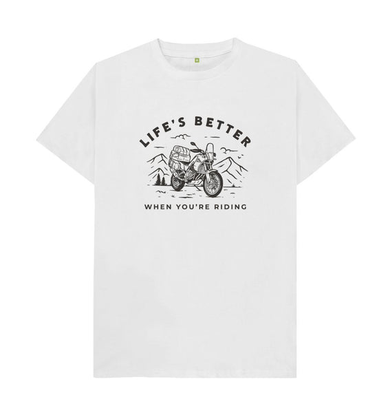 Life's Better Tee | Black Outline | Mens