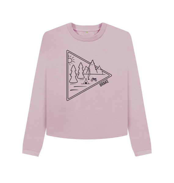 The Camper | Boxy Jumper | Black Outline | Women's
