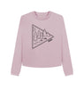 The Camper | Boxy Jumper | Black Outline | Women's