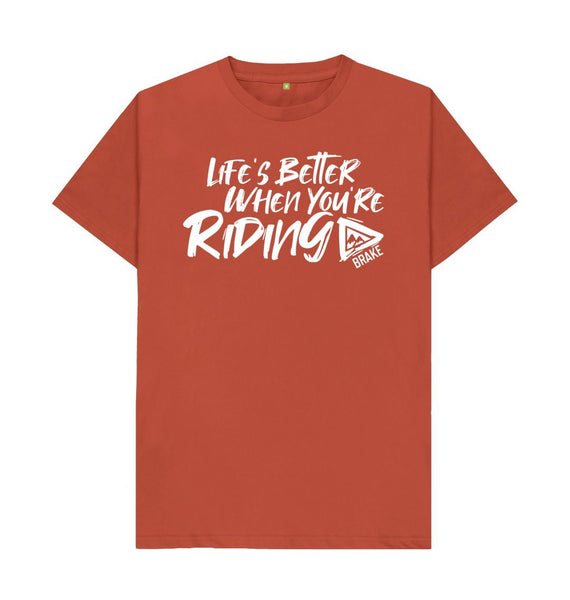 Life's Better Written | Tee | White | Mens