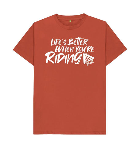 Life's Better Written | Tee | White | Mens