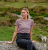 The Night Camper Tee | White Outline | Women