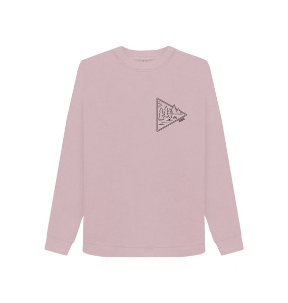 The Moto Camper | Crewneck | Black Outline | Women