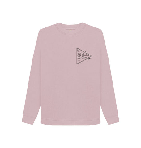 The Moto Camper | Crewneck | Black Outline | Women