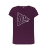 The Night Camper Tee | White Outline | Women