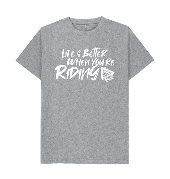 Life's Better Written | Tee | Grey | Mens