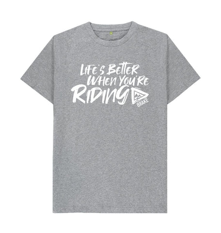 Life's Better Written | Tee | Grey | Mens