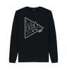 The Night Camper | Crewneck | White Outline | Men