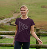 The Night Camper Tee | White Outline | Women