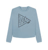 The Camper | Boxy Jumper | Black Outline | Women's