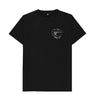 The Small Geo Tee | White Outline | Mens