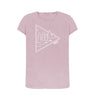 The Night Camper Tee | White Outline | Women