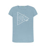 The Night Camper Tee | White Outline | Women
