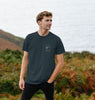 The Small Geo Tee | White Outline | Mens